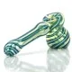 Teal Stripes Hammer Bubbler Teal Stripes Hammer Bubbler