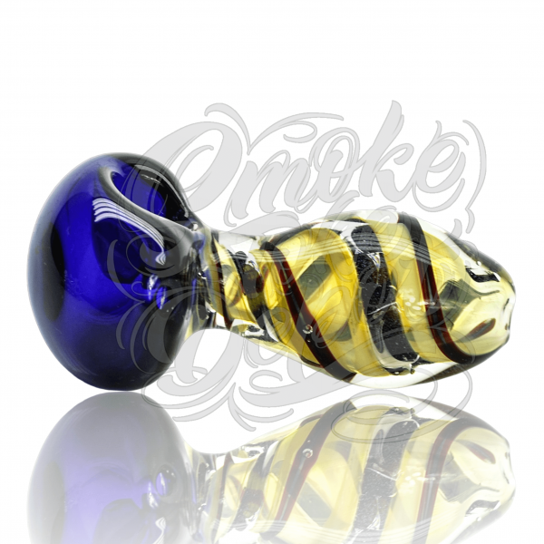 Cobalt Blue Bee Pipe