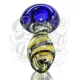 Cobalt Blue Bee Pipe