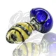 Cobalt Blue Bee Pipe
