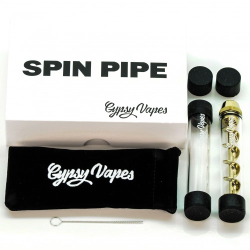 Spin Pipe Twisty Glass Blunt Combo Kit