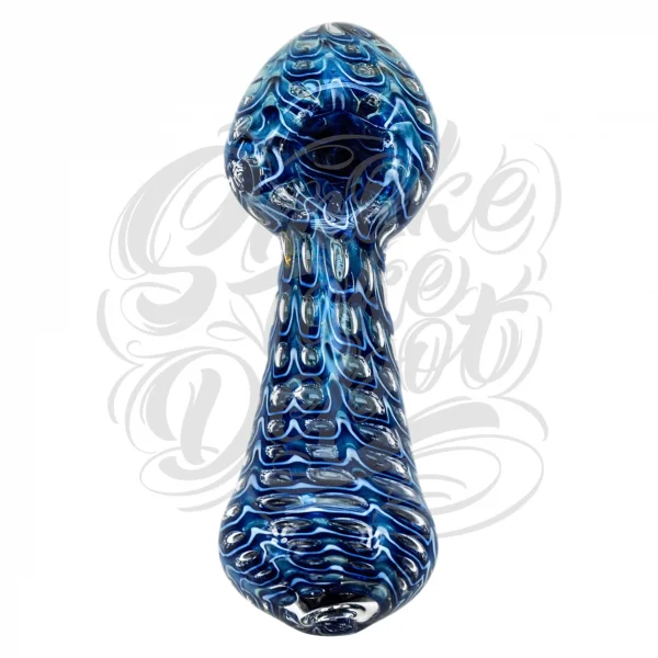 Blue Mushroom Marijuana Pipe