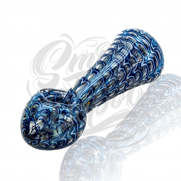 Blue Mushroom Marijuana Pipe