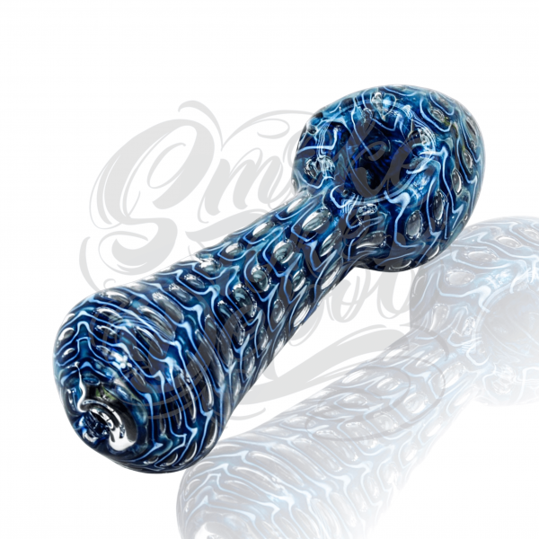 Blue Mushroom Marijuana Pipe