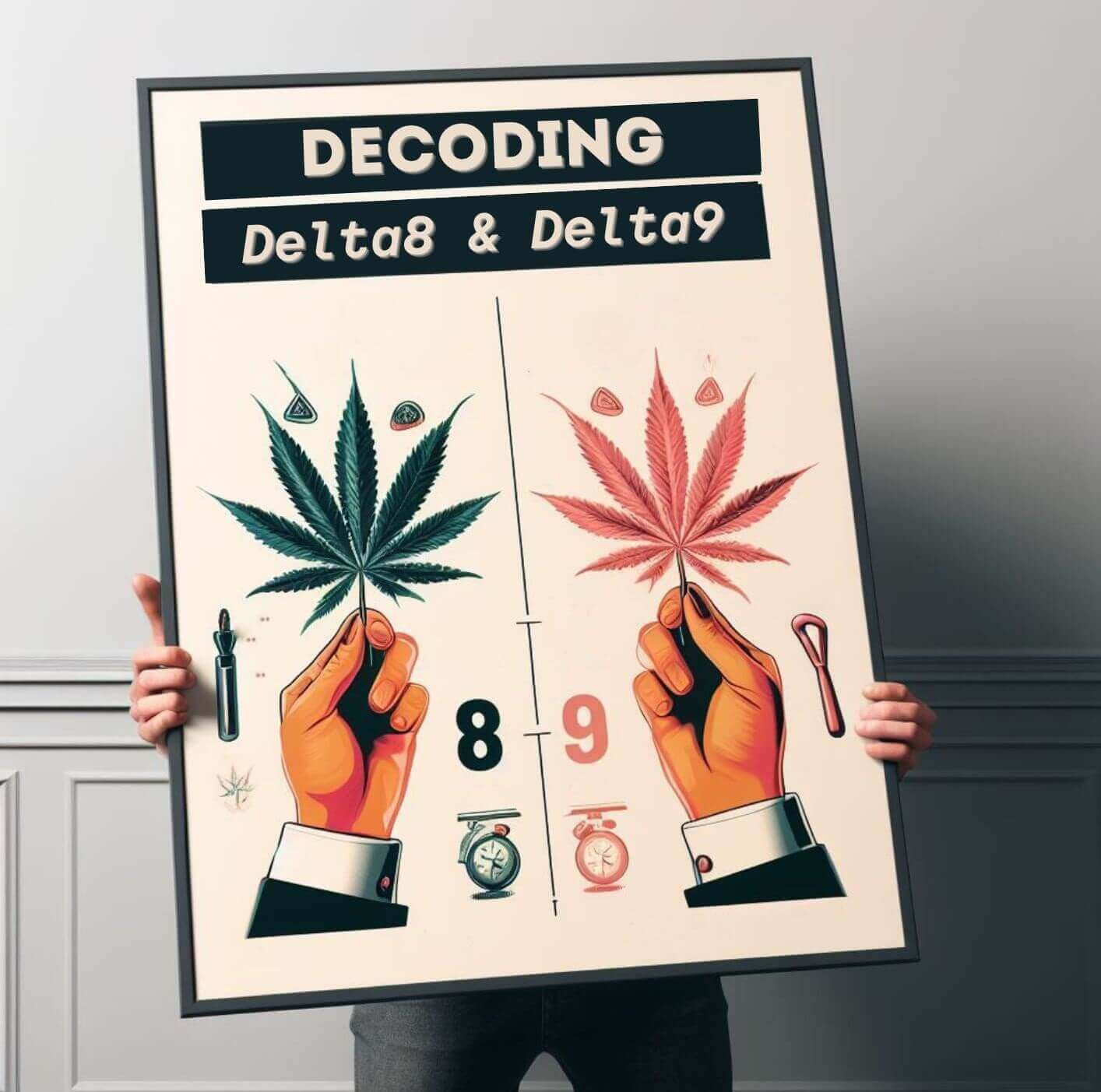 What is Delta 8 THC Compared to Delta 9 THC?